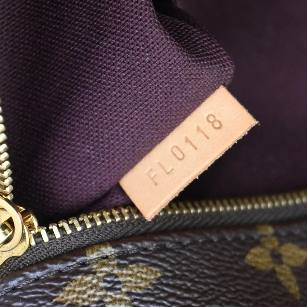 LOUIS VUITTON LV Iena MM Shoulder Bag Monogram Leather Brown M42267 72KB819 - Picture 13 of 16